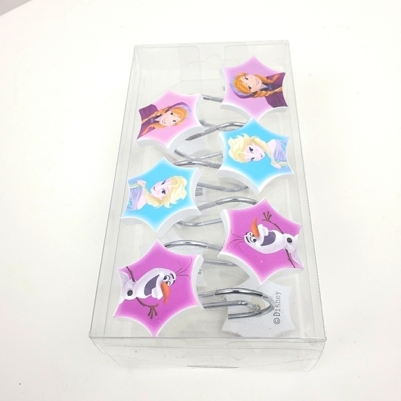 FROZEN shower curtain hooks set of 12 - Picture 7 of 8